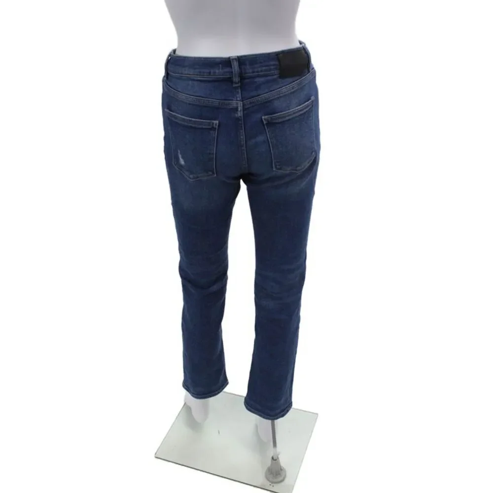 DL1961 Girls Cotton Brady Slim Fit Distressed Medium Wash Jeans Blue Size 16